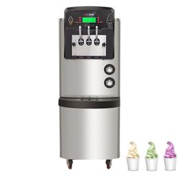 Commercial Soft Ice Cream Making Machine Fully Automatic Gelato Machine Electric Ice Cream Vending Machine