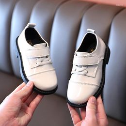 Athletic Shoes Children Formal Leather Kids Casual Sneakers For Boys Girls Big Students Performance Wedding Party Fashion 26-35