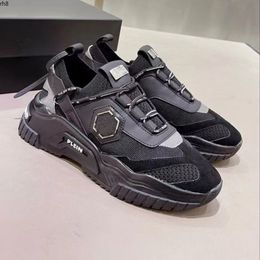 luxury designer shoes casual sneakers breathable mesh stitching Metal elements size38-45 kljjh rh80000001