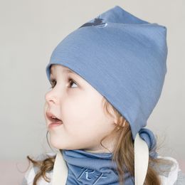 Caps Hats 100% Merino wool kids beanies thermal unisex baby boys girls hats children bonnet outdoor skullies accessories 6months-14years 230313
