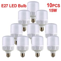 10PCS/Lot E27 LED Bulb 15W AC 220V SMD5630 Lamp Saving White Bulbs For Outdoor Light Lampara Indoor Lighting