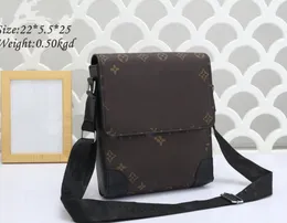 Leather Man Small Zipper Square Message Bags Shoulder Crossbody Purses Cartoon Handbag Designer Handbags Set Purse