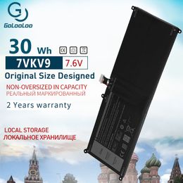 7.6V 30WH 7VKV9 9TV5X New Laptop Battery For DELL Latitude XPS 12 7000 7275 9250 Notebook Battery 7VKV9