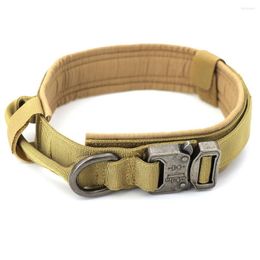 Dog Collars Soft Nylon Collar Neck Tactical Training Pet Military Products For Puppy