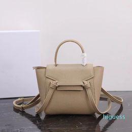 Designer-Women Designer Genuine Leather Crossbody Bag Solid Colour Lady Fashion Mini Nano Belt Bags 16cm 20cm Woman Classic Handbag