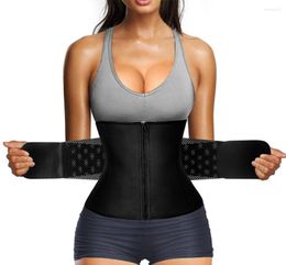 Women's Shapers Women Waist Trainer Corset Cincher Trimmer Belt Slimming Body Shaper Belly Weight Loss Sport Girdle