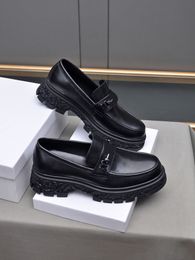 New 2023 Men Designer Dress Shoes Male Brand Brogue Wedding Slip On Platform Genuine Leather Formal Party Oxfords Size 38-45