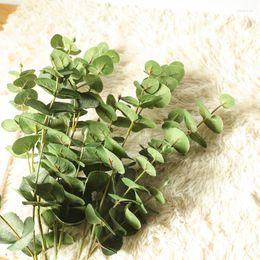 Decorative Flowers LuanQI 1Pcs 77cm Artificial Eucalyptus Leaves Faux Ivy Fake Plant Greenery Branches For Wedding Party Decor Home