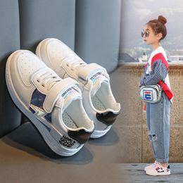 Athletic Shoes Pure Colour (Black White Pink) Fashion Children's Board In The Spring Of 2023 Korean Casual Girls' Graffiti For Child