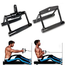 Accessories Fitness Home Gym Barbell V-Bar 360° Rotatable Cable Machine Handle Attachments Rowing Pull Down Exercise Handles