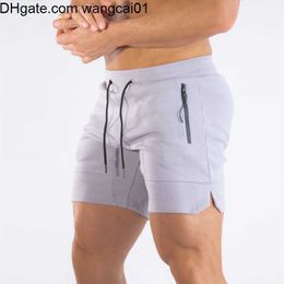 wangcai01 Men's Shorts SIPERLARI Men's Zip pocket Fitness Gyms Shorts Mens Summer Running Short Pants Ma Jogger Workout Beach sport shorts 2021 New 0314H23