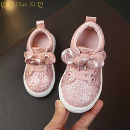 Flat shoes New Fashion Kids Antislip Soft Girls Boys Toddler Casual Cute Running Shoes Spring Children Sport Sneakers P230314