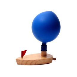 Baby Bath Toys Balloon Powered Wooden Boat Toy Swimming Pool Kids Water Fun Play Outdoor Science And Education Drop Delivery Gifts Le Dhx9K