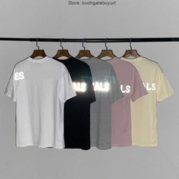 Fashion ESS Designer T-shirt Tshirts Designers Reflective Letters T Shirts Mens Women T-shirts Tees Tops Man S Casual Chest Letter Shirt Luxurys Clothing
