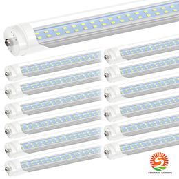 Double Row FA8 R17D T8 LED Tube light 8FT 72W 7200LM SMD 2835 LED Light Bulbs 2.4m led lighting fluorescent Lamps