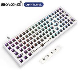 GK96 GK96XS Lite Gasket Custom DIY Mechanical Gaming Keyboard Kit Wireless Bluetooth RGB Switch Hot-swap Split Spacebar