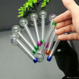 Smoking Pipes Spray-painted mini-glass direct-fired pot Glass Bongs Oil Burner Pipes Water Pipes Oil