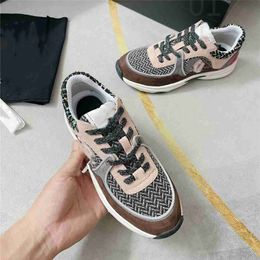 Luxury design bowling shoes 2023 Channel fashionable men's and women's letter logo casual outdoor sports shoes 01-4-004