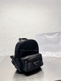2023 Backpack Shopping bag black original hardware logo designer women's handbag luxury One shoulder bag Crossbody bag purse built-in compartment