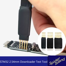 STM32 Thimble Burning Probe 4P / 5P / 6P / 7P / 8P Gold-plated Diamond Head 2.54mm Needle Pitch Debugging Test Programming Tool
