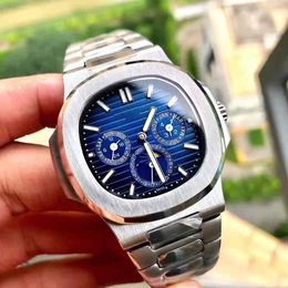 Men's automatic mechanical watch 40mm stainless steel strap waterproof men's watch