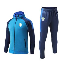 Slovenia Men's Tracksuits outdoor sports warm training clothing leisure sport full zipper With cap long sleeve sports suit