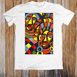 Men's T Shirts African Art Design Unisex Shirt Men Summer Short Sleeves