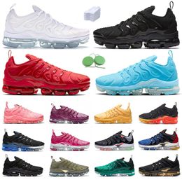 Tn Plus Herren-Laufschuhe, Universitätsblau, dreifach, Schwarz, Weiß, Rot seit 1972, Royal Atlanta, Eigelb, Gelb, Orange, Farbverläufe, Kirsche, Herren- und Damen-Trainer, Sport-Turnschuhe