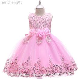 Girl's Dresses Kids Elegant Evening Party Dress 3-12 Year Girl Princess Ball Gown Dresses For Teen Junior Children Wedding Come Clothes W0314