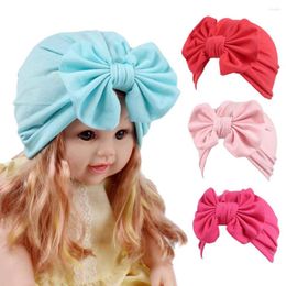 Аксессуары для волос 3# детские девочки Boho Hat Beanie Scarf Turban Head Cap Cap подходит для 3-8-летней группы девочек