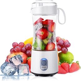 Meyve Meyveleri Taşınabilir Blender Kişisel Boyut Blender Smoothies Meyve Suyu ve Sallar 4000mah Mini Blender, Güçlü Motorlu Ev Seyahat 230314