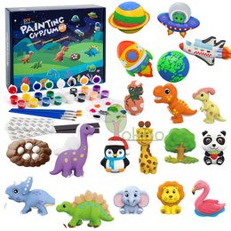 Drawing Painting Supplies Kit for Kids Your Own Space Animal Kits Plaster Ceramics Toys STEAM Creative Activity DIY 230313