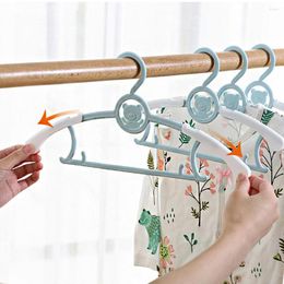 Hangers 5/10/20pcs Baby Clothes Hanger Flexible Racks Plastic Clothing Display Kids Unmarked Children Cute