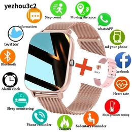 YEZHOU2 1.69 Screen Bluetooth ultra smart watch with Calling P8 ios Heart Rate Blood Pressure Colour Screen