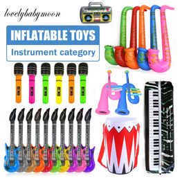 Inflatable Bouncers Playhouse Swings Funny PVC Musical Instrument Toy Party Stage Decorations Prop Blow Up Balloon Toys Kids Birthday Gift Suppli 230313