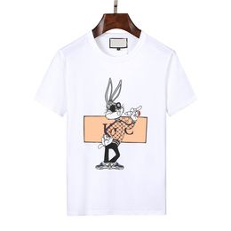 2024 designer Mens Tee shirts black and white Colour alphabet print brand pure cotton breathable anti-wrinkle slim fashion casual street crewneck T-shirt M-3XL