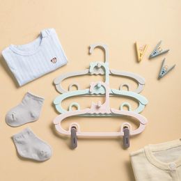 Hangers 10pcs Set Retractable Hanger Children's Clothes Baby