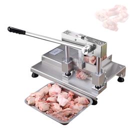 Bone Cutting Machine Commercial Manual Chop Pig Trotters Chopped Guillotine Frozen Meat Cut Bone Chopped Home Small Bone Saw