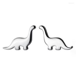 Stud Earrings Mini Dinosaur For Girls Teens Genuine 925 Sterling Silver Ear Studs Cute Minimalist Jewelry Accessories