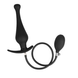 NXY Anal toys Huge Inflatable Plug 21cm Long Butt Ass Deep Stimulation Vagina Anus Expansion Erotic Sex Toys For Men Women 1125