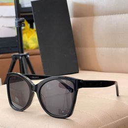 Original Thick Square Frame Sunglasses Women travel anti-sunburn Polarized Sun Glasses 0150 Frame side Letter signature Uv400 Protection Anteojos De Sol Hombre