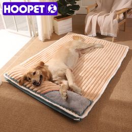 kennels pens HOOPET VIP Drop Dog Mat Comfortable Pad for Small Medium Large s Cats Pet Bed S-2XL Sleeping Supplies 230314