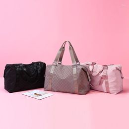 Duffel Bags Fashion Colorful Luxury Nylon Pattern Waterproof Dry Wet Separate Pocket Unisex Durable Sport Gym Tote Travel Bag