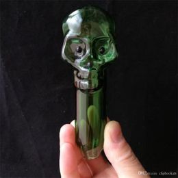 Smoking Pipes Large color skull bone pipe ,Wholesale Bongs Oil Burner Pipes Water Pipes Glass Pipe