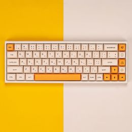 XDA Key Caps 140 Keys PBT Dye-sublimation for 104 Keys Mechanical Keyboard Honey Milk Personalized Japanese Keycaps Accessories