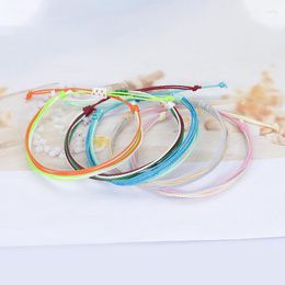 Charm Bracelets Colourful String For Protection Good Luck Beach Summer Style Handmade Rope Lucky Bangles