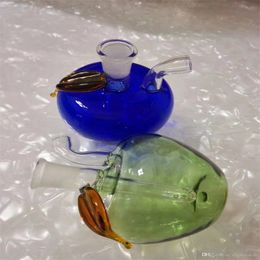 Smoking Pipes Color apple glass water bottle Glass bongs Oil Burner Glass Water Pipe Oil Rigs Smoking