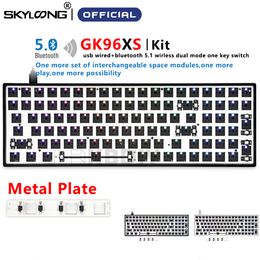 SKYLOONG GK96 GK96X GK96XS GK96LX GK96LXS Custom DIY for Mechanical Keyboard Kit RGB Hot-Swap Split Spacebar Kailh Box Switch