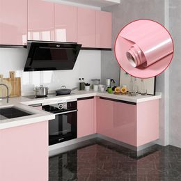 Wallpapers Top Kitchen Stickers Pure Color Pearl Oilproof Waterproof Stove Cabinet Self Adhesive Wall Sticker DIY Wallpaper