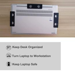 Novo sob a tabela laptop titular de notebook portátil suporte de armazenamento stand stand desktop organizador para escritório doméstico fácil de instalar